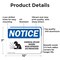 Signmission Chemical Splash Hazard Wear OSHA Notice Sign, Aluminum, 10in W x 7in L, 2PK OS-2PACK-NS-A-710-L-10566 - alternate 6